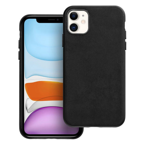 Viedtālruņa aizmugurējais vāciņš Apple iPhone 11 Magnet Cover - Melna