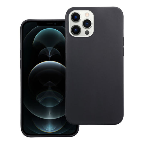Viedtālruņa aizmugurējais vāciņš Apple iPhone 12 Pro Max Matt case - Melna