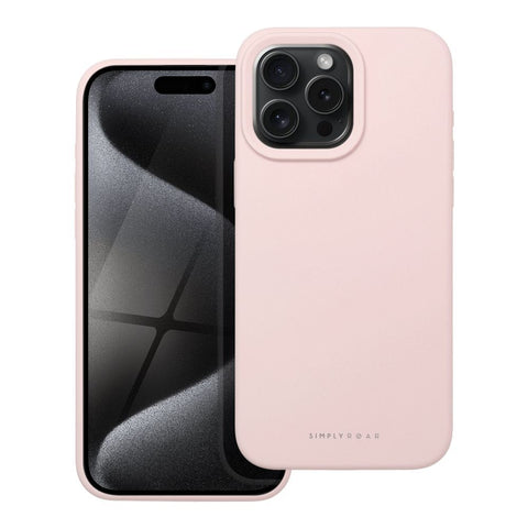 Viedtālruņa aizmugurējais vāciņš Apple iPhone 15 Pro Max CLOUD SKIN Viedtalruna Aizmugurejais Vacins Apple Iphone 15 Pro Max Cloud Skin - Rozā