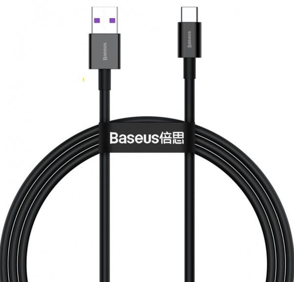 Kabelis Baseus USB-C USB-A 66W 1m - Melna