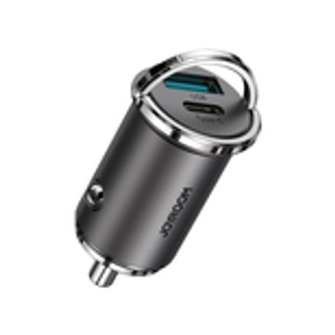 Auto lādētājs Usb_c_usb_a Melna