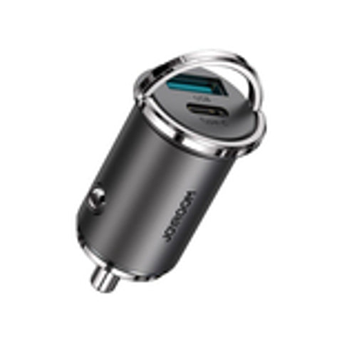 Auto lādētājs Usb_c_usb_a Melna