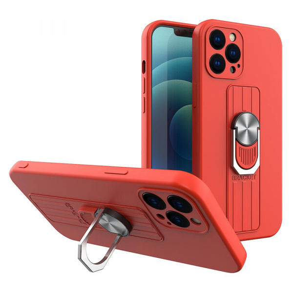 Viedtālruņa aizmugurējais vāciņš Apple iPhone 7 / 8 / SE 20 / SE 22 Silicone Ring - Dažādās krāsās