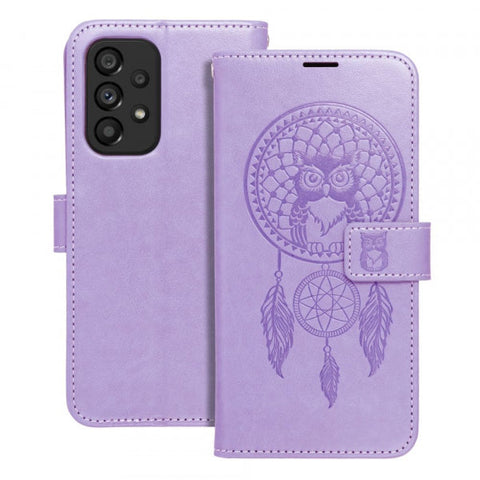 Viedtālruņa atveramais maciņš Samsung Galaxy S23 Plus Mezzo Book Drch - Purpura