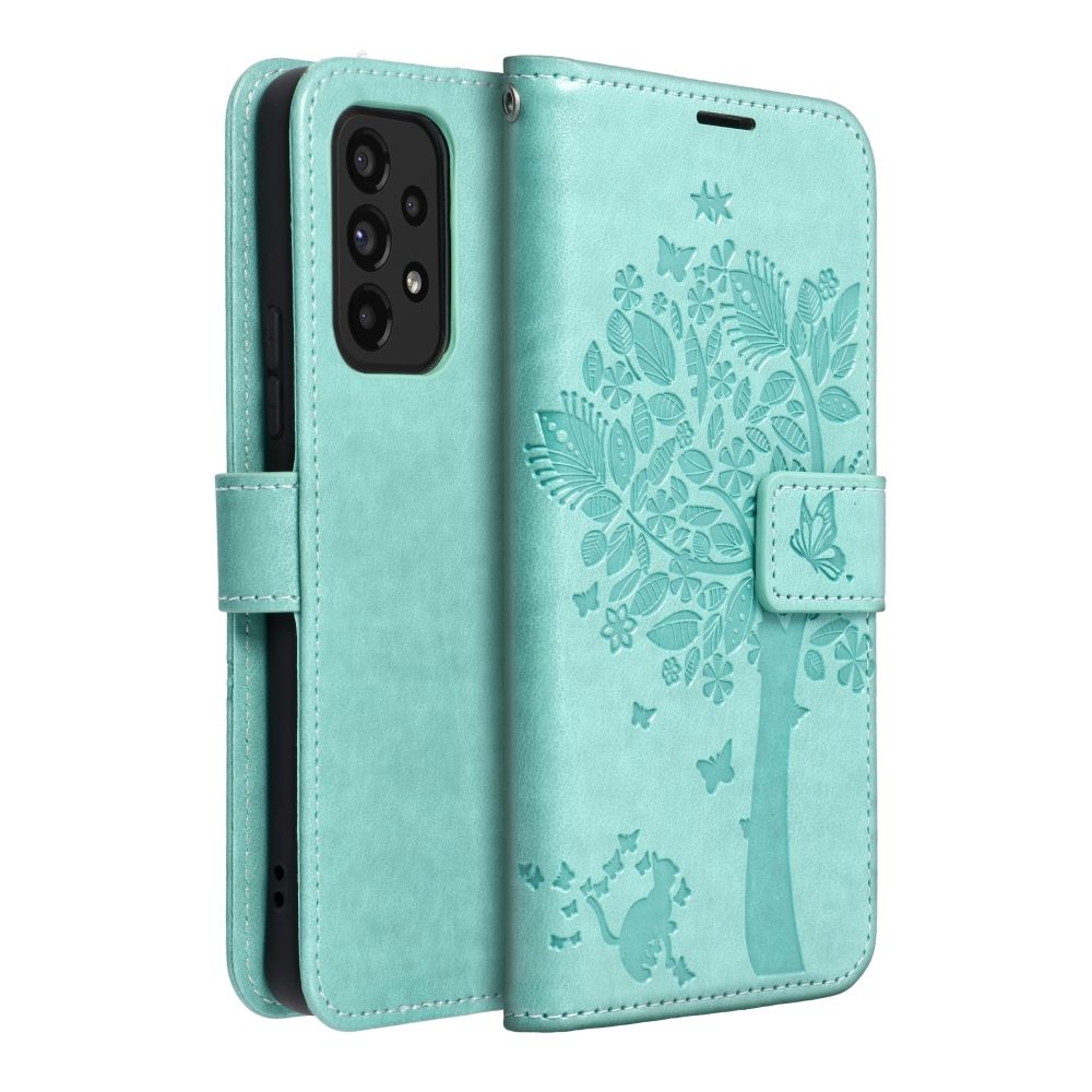 Viedtālruņa atveramais maciņš Samsung Galaxy A53 Mezzo book case - Zaļa