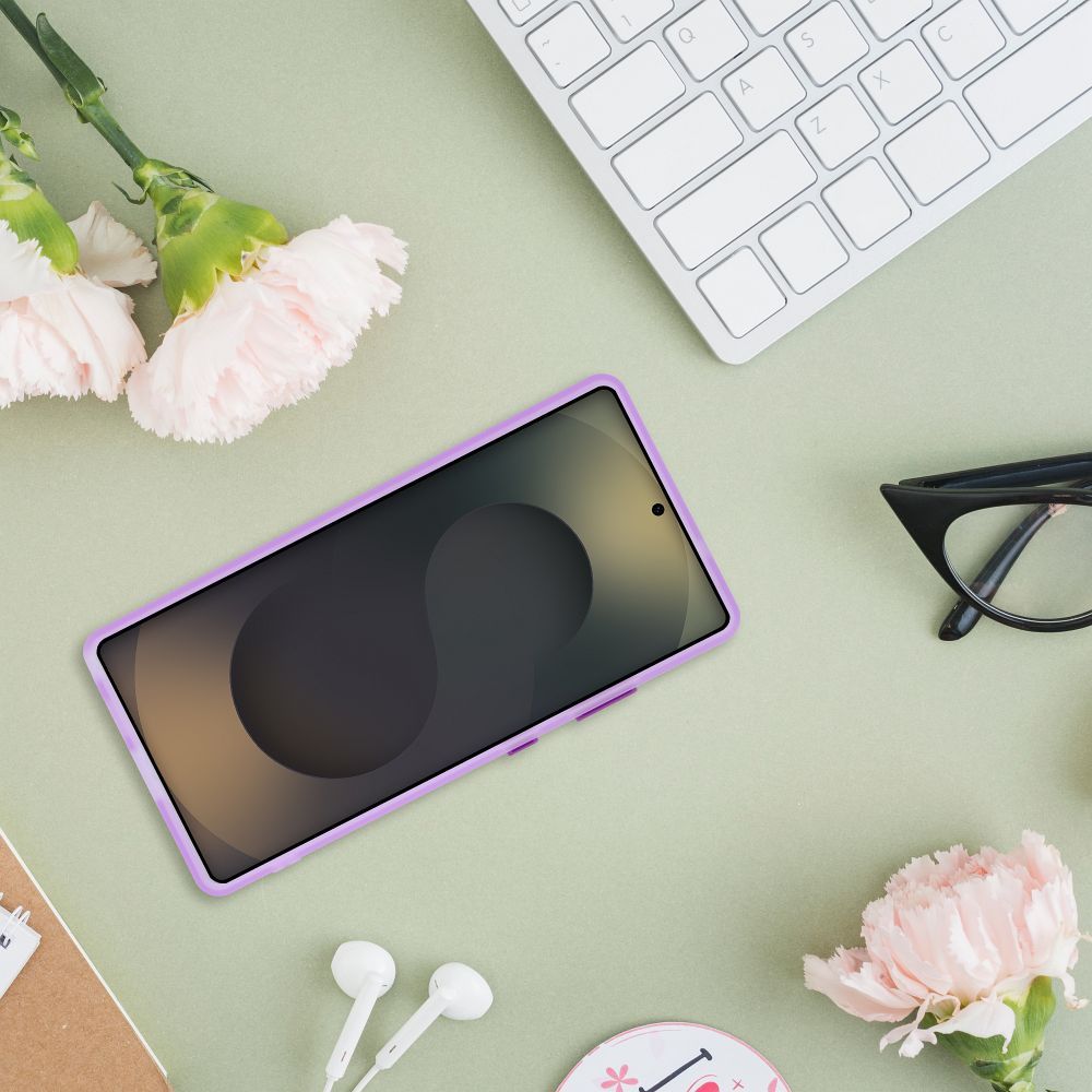 Viedtālruņa aizmugurējais vāciņš Samsung Galaxy A35 SAPPY - Violeta
