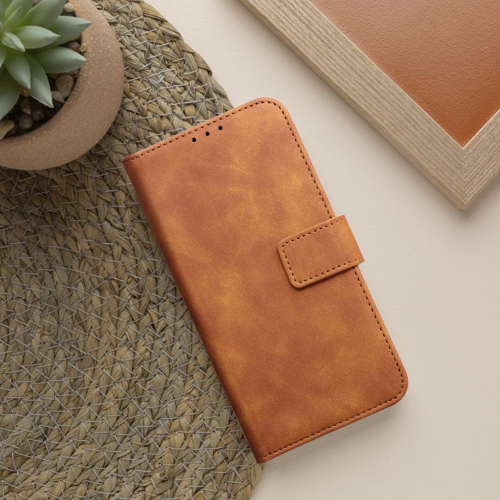 Viedtālruņa atveramais maciņš Xiaomi POCO C40 Tender book case - Brūna