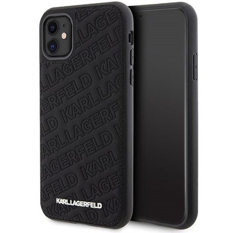 Apple iPhone 11 Quilited Pattern - Melna