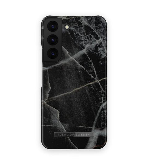 Plastikāta Vāciņš Samsung Galaxy S23 Ultra / S23 / S22 / S21 - Melna pelēka ar dizainu