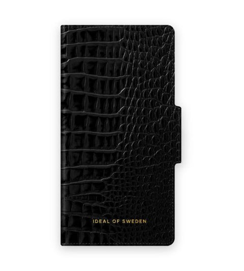Viedtālruņa atveramais maciņš Samsung Galaxy S23 / S23 Ultra Neo Noir Croco - Melna