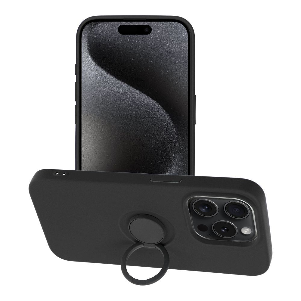 Viedtālruņa aizmugurējais vāciņš Apple iPhone 15 Pro Silicone Ring - Dažādās krāsās