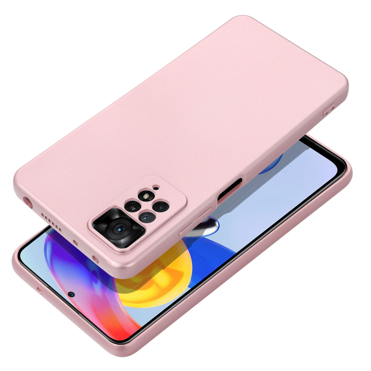 Viedtālruņa aizmugurējais vāciņš Xiaomi Redmi Note 14 4G Metallic - Dažādās krāsās