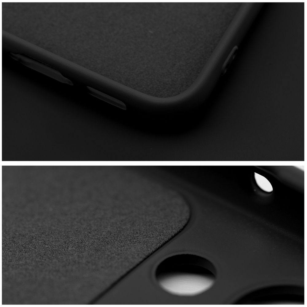 Viedtālruņa aizmugurējais vāciņš Xiaomi Redmi 14C SILICON - Melna