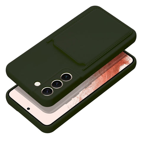 Viedtālruņa aizmugurējais vāciņš Samsung Galaxy A35 Card Case - Zaļa