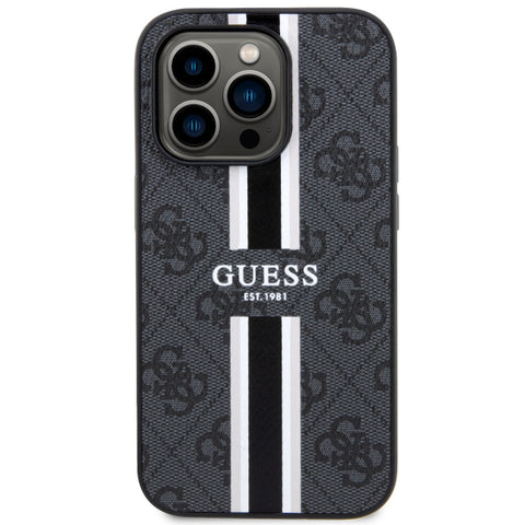 Viedtālruņa aizmugurējais vāciņš Apple iPhone XR,iPhone 11 Guess Printed Stripe - Melna