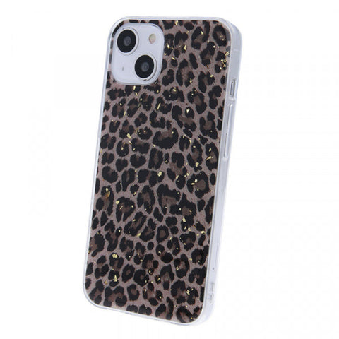 Samsung Galaxy A33 Gold Glam Leopard1 - Melna ar dizainu