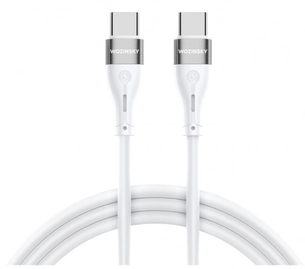 Kabelis Wozinsky USB-C USB-C 65W 1m - Balta