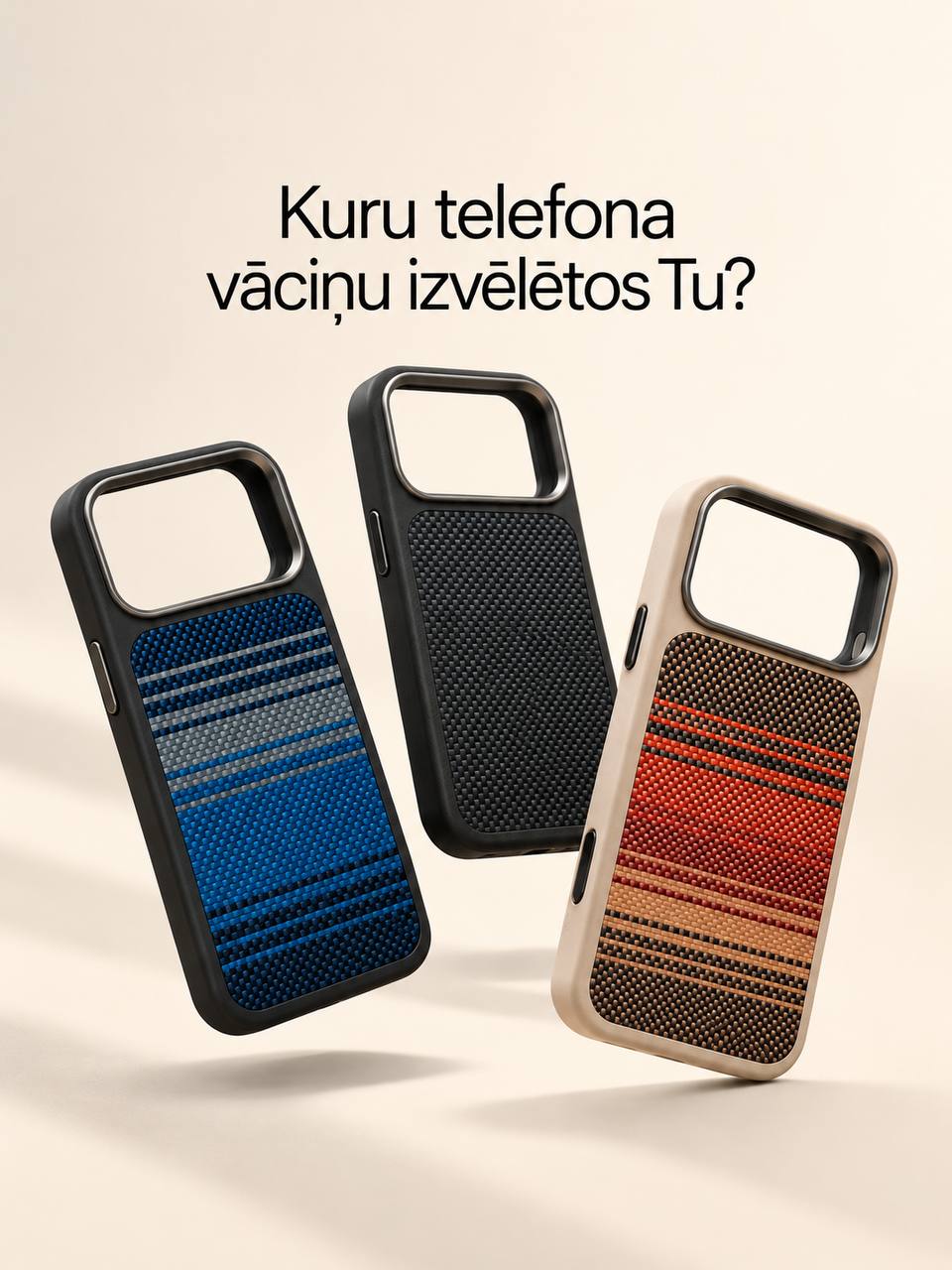Premium vāciņš Apple iPhone 17 Pro / 18 Pro Kevlar MagSafe