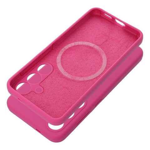 Samsung Galaxy S25 Plus Silicone Mag - Rozā
