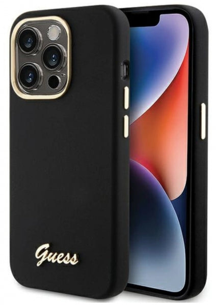 Apple iPhone 15 Pro Max Scr Met Logo - Melna
