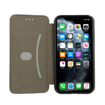 Viedtālruņa atveramais maciņš Apple iPhone XS Max Elegance - Melna