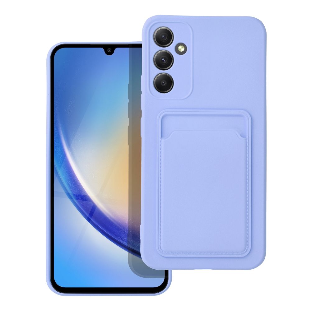 Viedtālruņa aizmugurējais vāciņš Samsung Galaxy A34 Card Case - Dažādās krāsās
