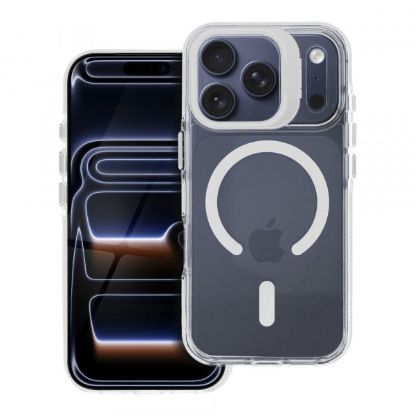 Задняя крышка для смартфона Apple iPhone 16 Lens Mag Cover - Белая