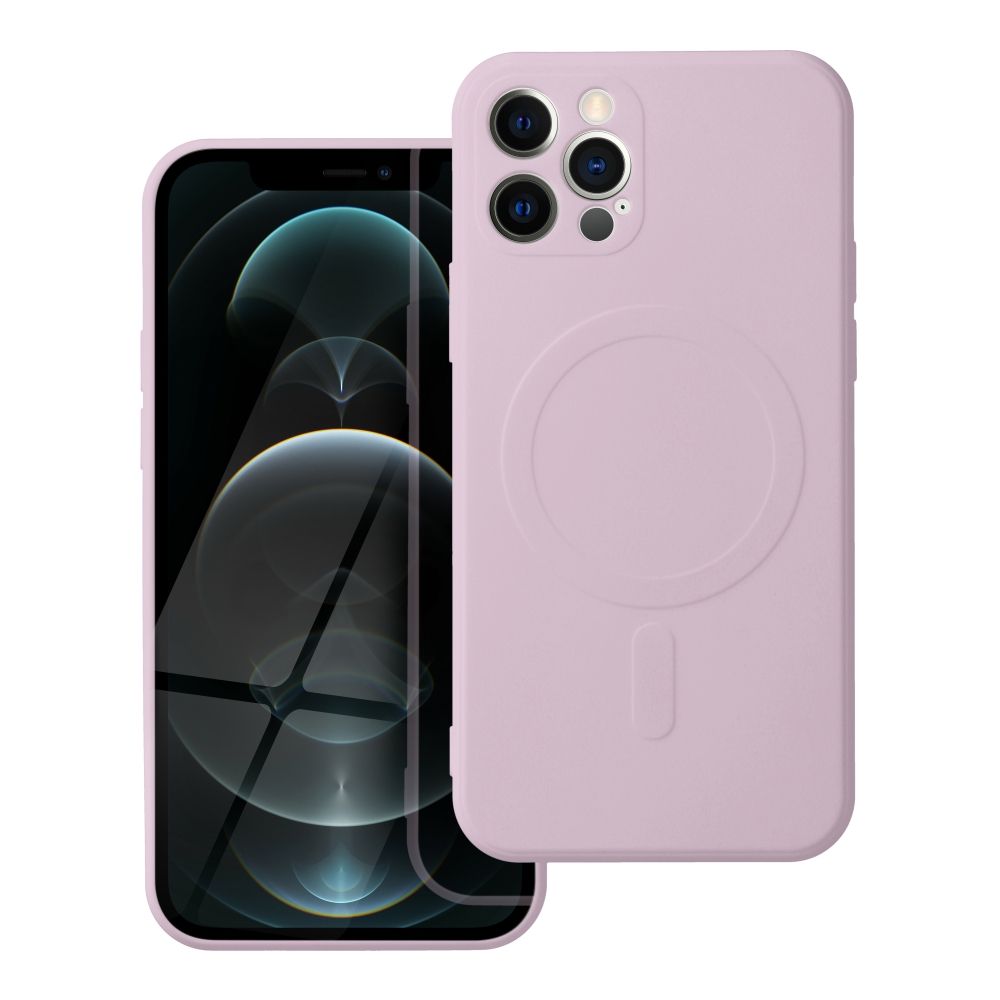 Viedtālruņa aizmugurējais vāciņš Apple iPhone 12 Pro Max Silicone Mag - Dažādās krāsās