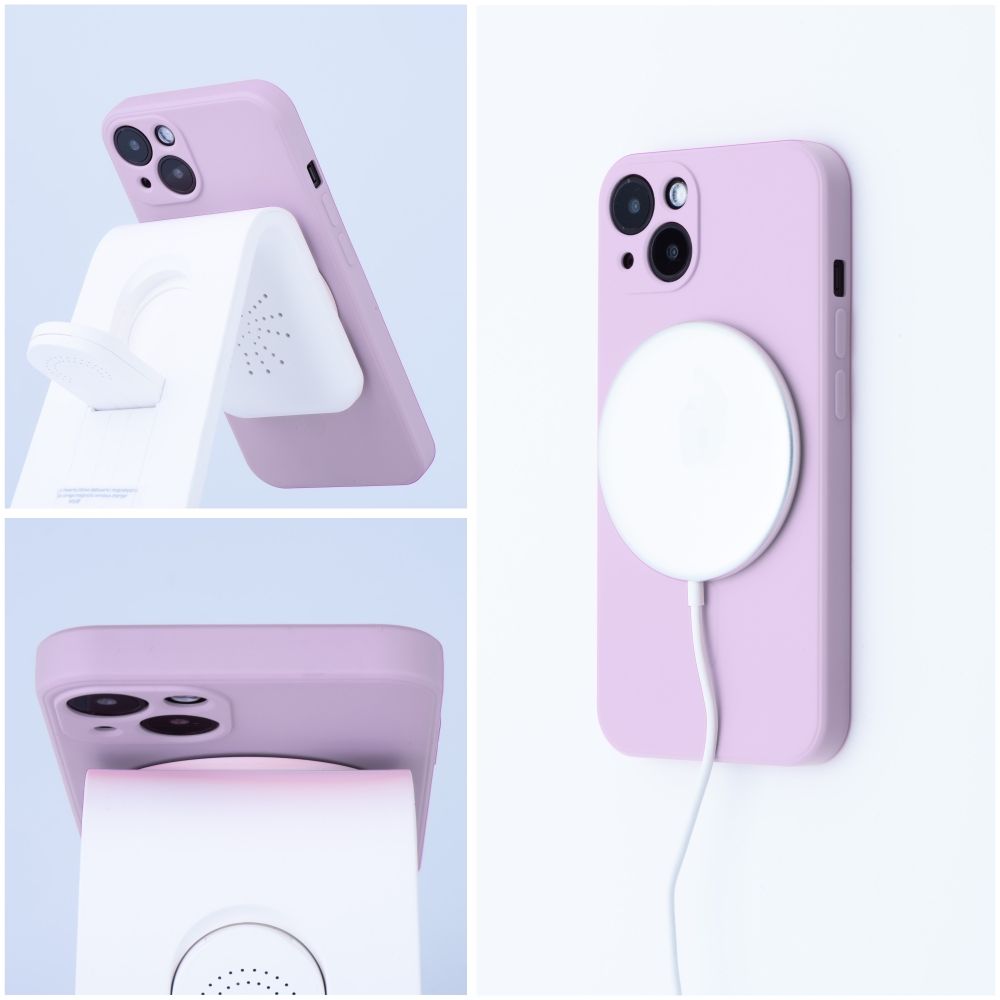Viedtālruņa aizmugurējais vāciņš Apple iPhone 12 Silicone Mag cover - Dažādās krāsās