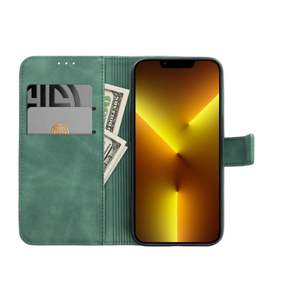 Viedtālruņa atveramais maciņš Samsung Galaxy A13 5G Tender book case - Zaļa