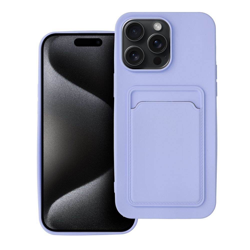Viedtālruņa aizmugurējais vāciņš Apple iPhone 15 Pro Max Card Case - Dažādās krāsās