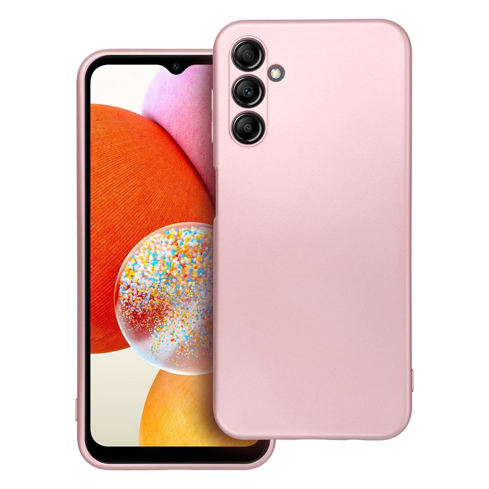 Viedtālruņa aizmugurējais vāciņš Samsung Galaxy A14 Metallic - Dažādās krāsās