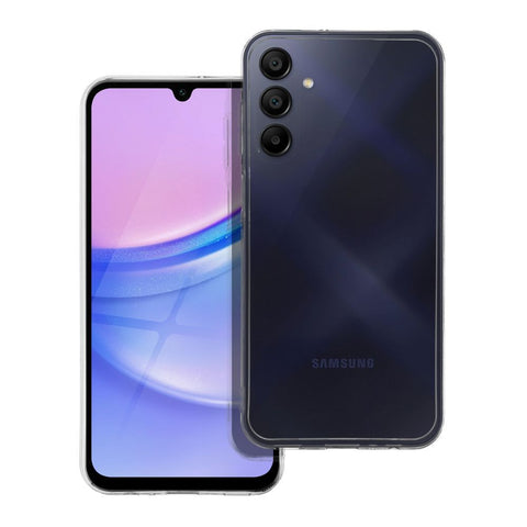 Viedtālruņa aizmugurējais vāciņš Samsung Galaxy A15 Clear Case 2MM - Caurspīdīga