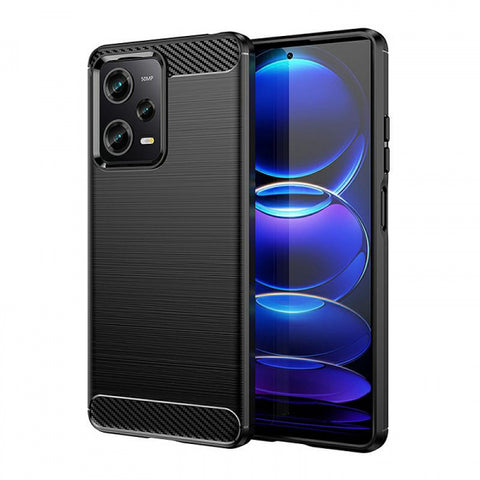 Viedtālruņa aizmugurējais vāciņš Xiaomi 13T / 13T Pro / Poco C65 4G, Redmi 13C / Xiaomi 14 / Redmi Note 14 4G Carbon Pro - Melna