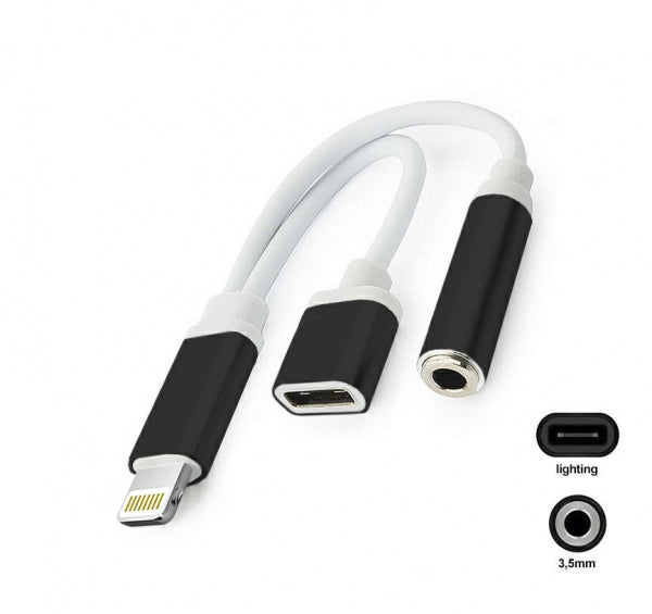 Adapter 3,5mm / Lightning to Lightning
