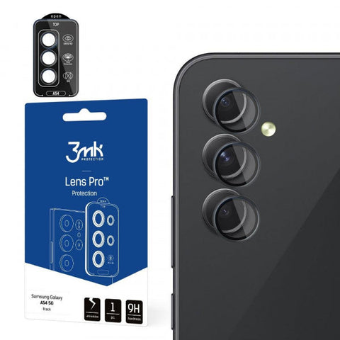 Viedtālruņa kameras aizsargstikls Samsung Galaxy S24 Plus Lens Pro - Melna