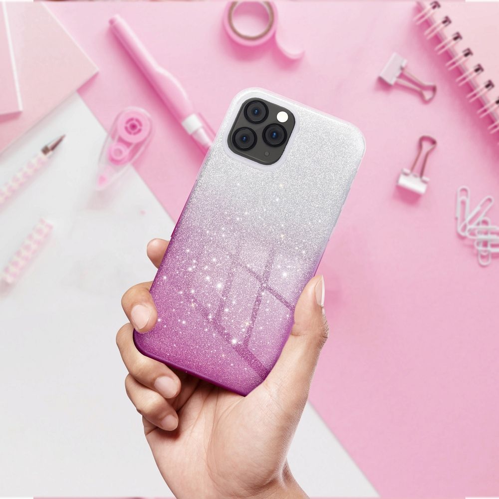 Viedtālruņa aizmugurējais vāciņš Samsung Galaxy S24 SHINING - Rozā