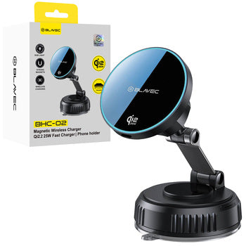 Car holder BHC-02 Qi2.2 25W vacum magnetic