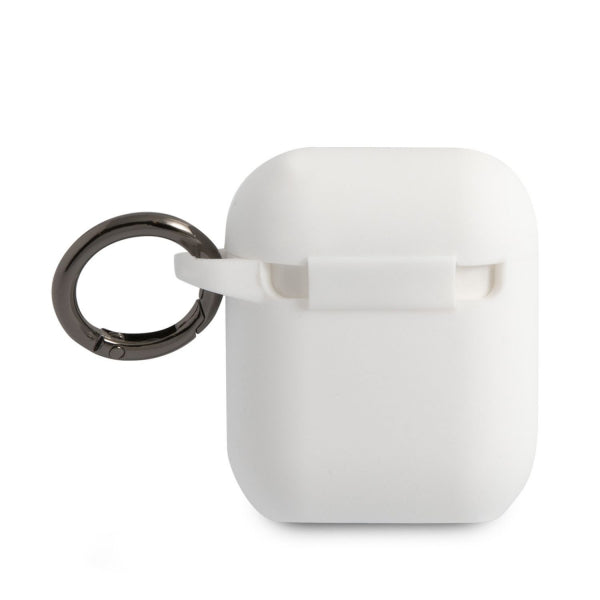 Austiņu apvalks Apple Airpods 1/2 - Balta ar dizainu
