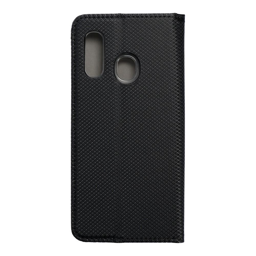 Viedtālruņa atveramais maciņš Samsung Galaxy A40 SMARTMAGNET - Melna