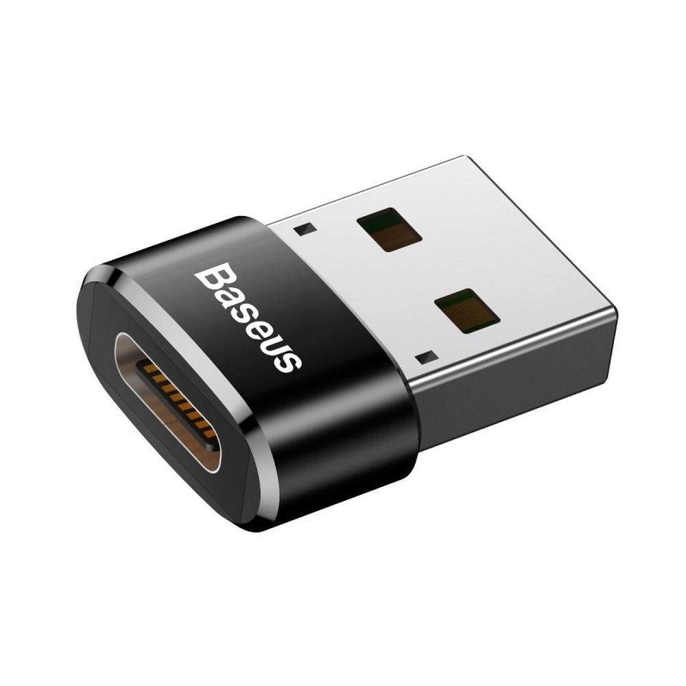 Kabeļa pārveidotājs Baseus USB-A USB-C - Melna