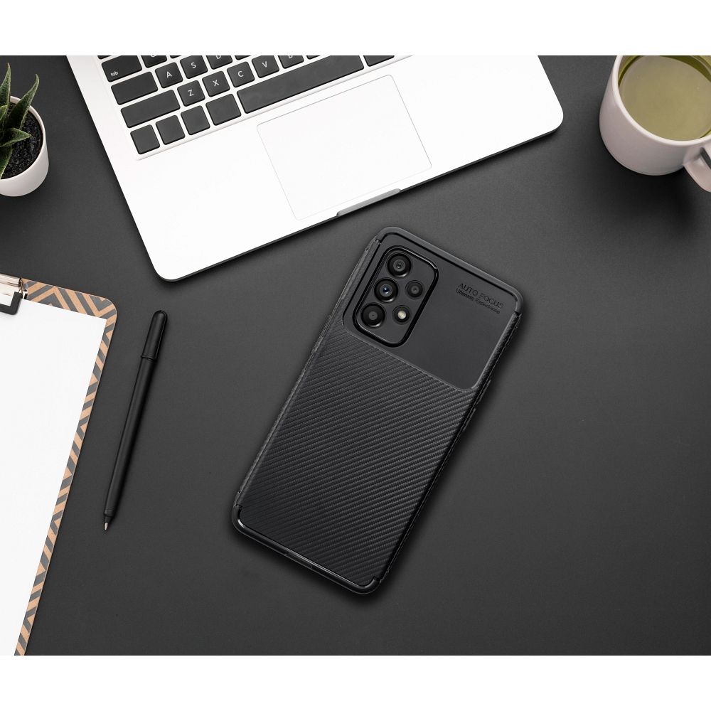 Viedtālruņa aizmugurējais vāciņš Samsung Galaxy S24 Plus Carbon Premium - Melna