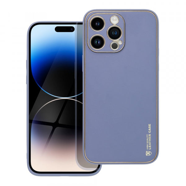 Viedtālruņa aizmugurējais vāciņš Apple iPhone 14 Pro Max Leather - Dažādās krāsās