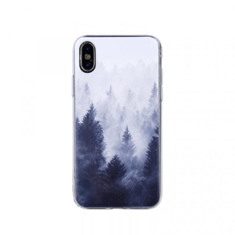 Apple iPhone X/XS Ultratrendynature - Balta ar dizainu