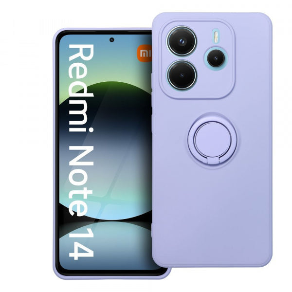 Viedtālruņa aizmugurējais vāciņš Xiaomi Redmi Note 14 5G Silicone Ring - Dažādās krāsās