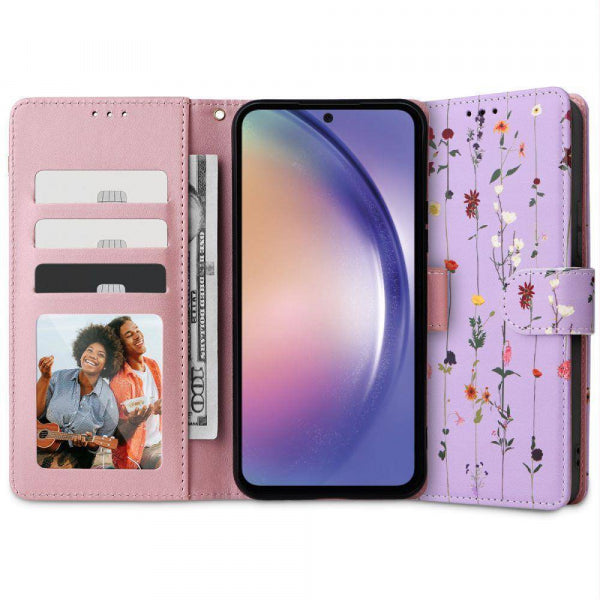 Viedtālruņa atveramais maciņš Samsung Galaxy A14 Wallet - Dažādās krāsās