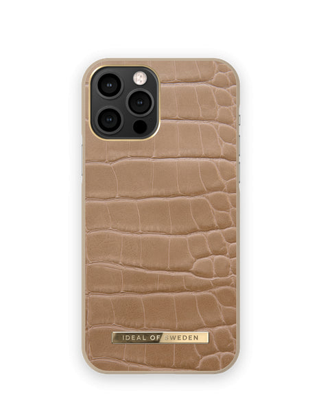 Apple iPhone 12 Camel Croco - Gaiši brūna
