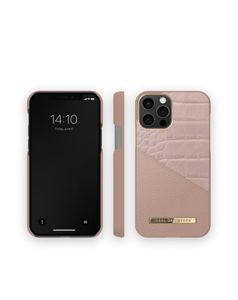 Apple iPhone 12 Rose Smoke Croco - Rozā