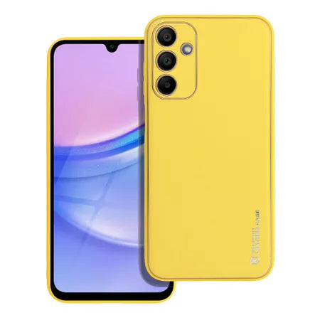 Viedtālruņa aizmugurējais vāciņš Samsung Galaxy A15 Leather - Dažādās krāsās