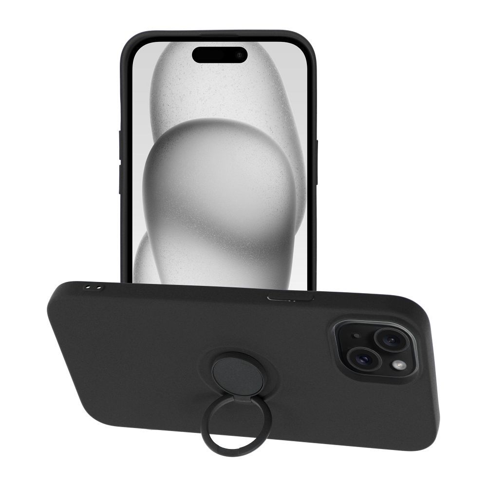 Viedtālruņa aizmugurējais vāciņš Apple iPhone 15 Plus Silicone Ring - Dažādās krāsās